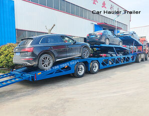 جديدة العربات نصف المقطورة شاحنة نقل السيارات Double Deck 5 Car Hauler Trailer for Sale