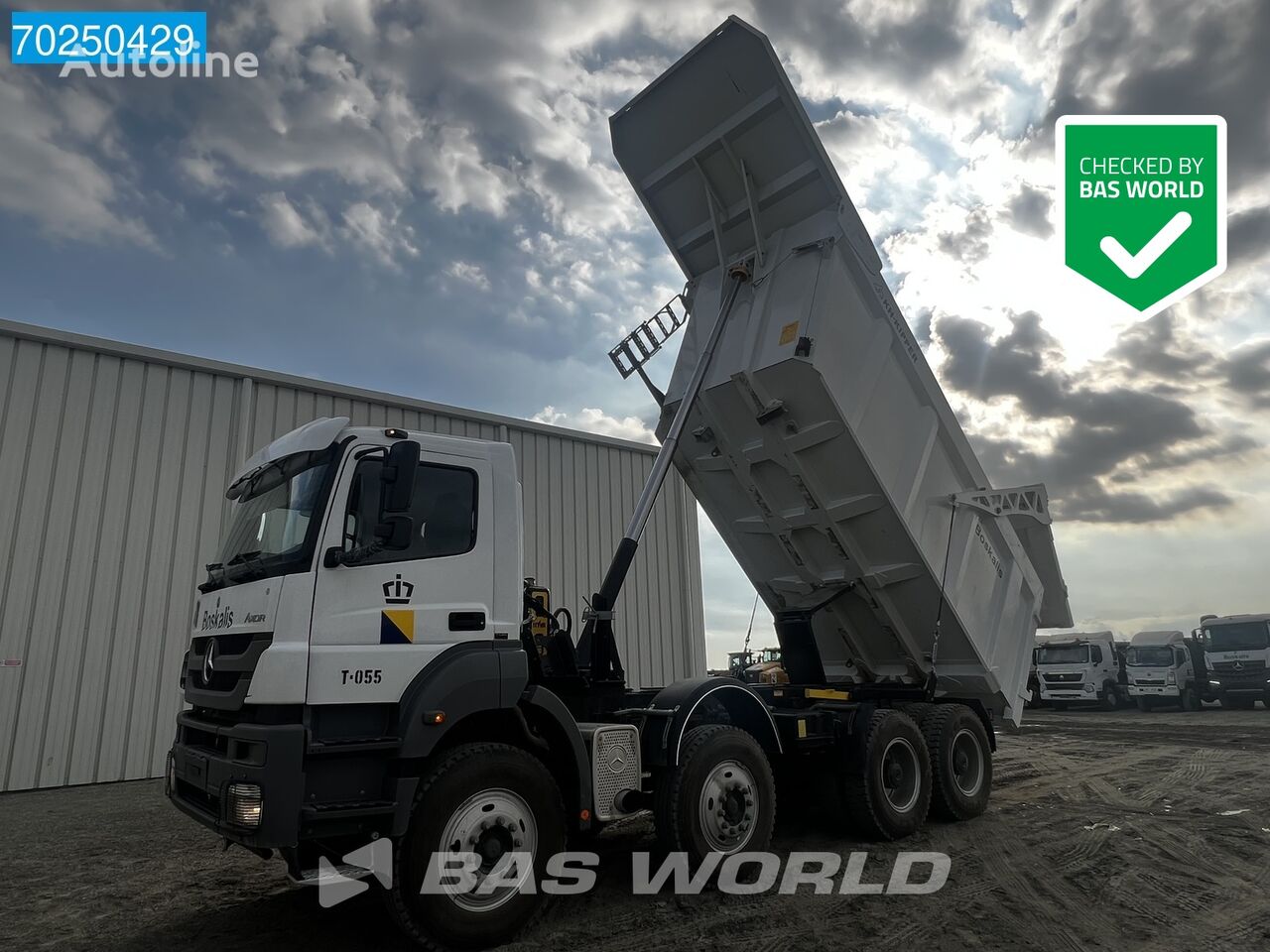 جديدة شاحنة قلابة Mercedes-Benz Axor 4144 8X4 KH-Kipper 25m3 Big-Axle Steelsuspension Hardox