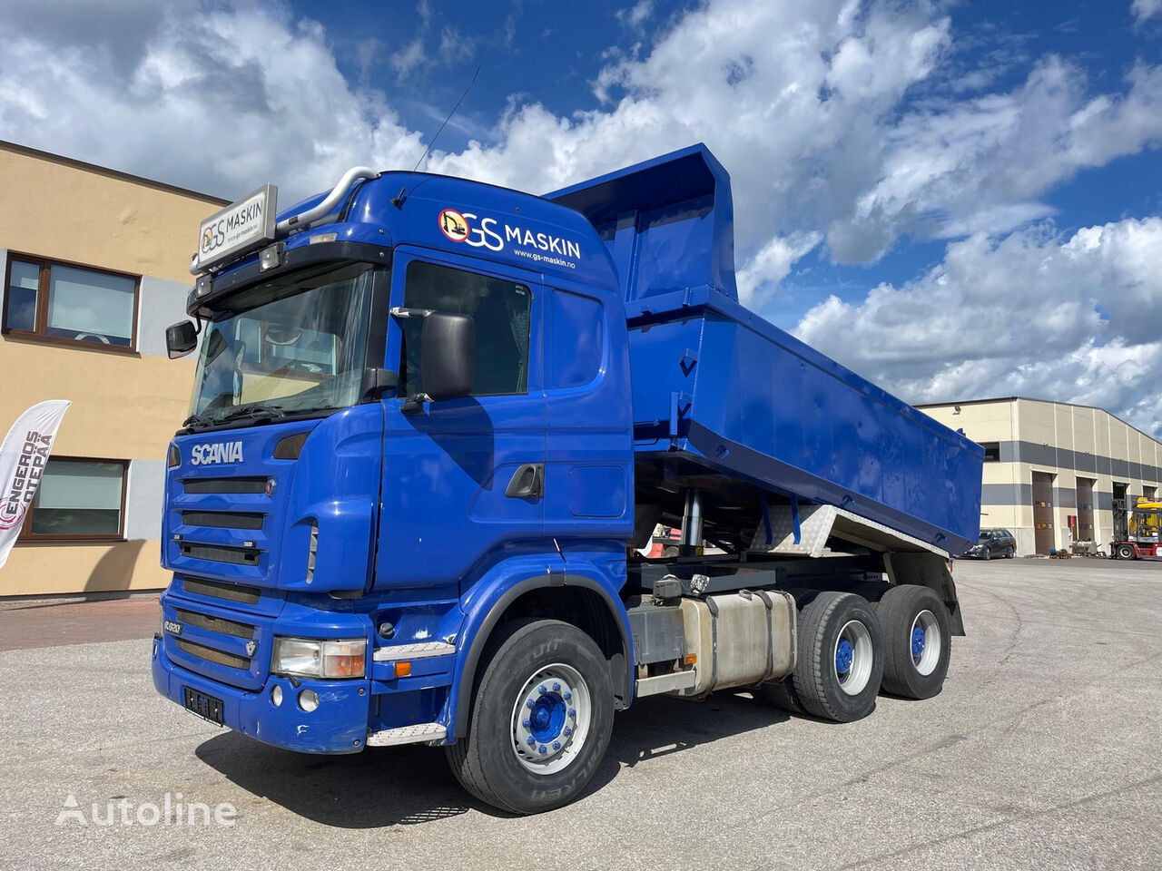 شاحنة قلابة Scania R620 6x4 + RETARDER + FULL STEEL + MANUAL