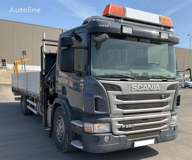 شاحنة مسطحة Scania 280 HIAB 144 E4