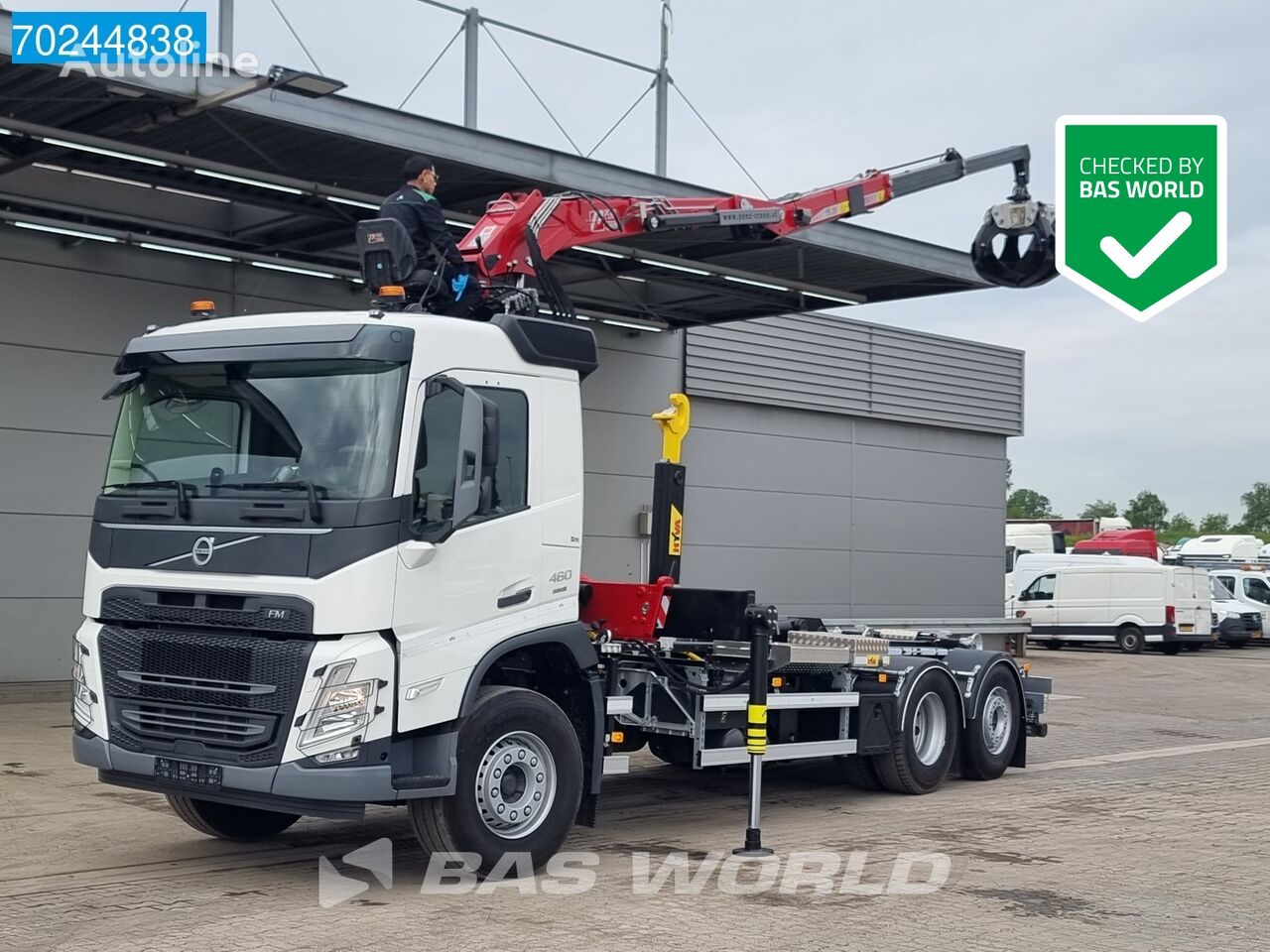 جديدة شاحنة ذات الخطاف Volvo FM 460 6X2 Penz Crane 15Z9.50R Hyva 20-57-S VEB Liftachse