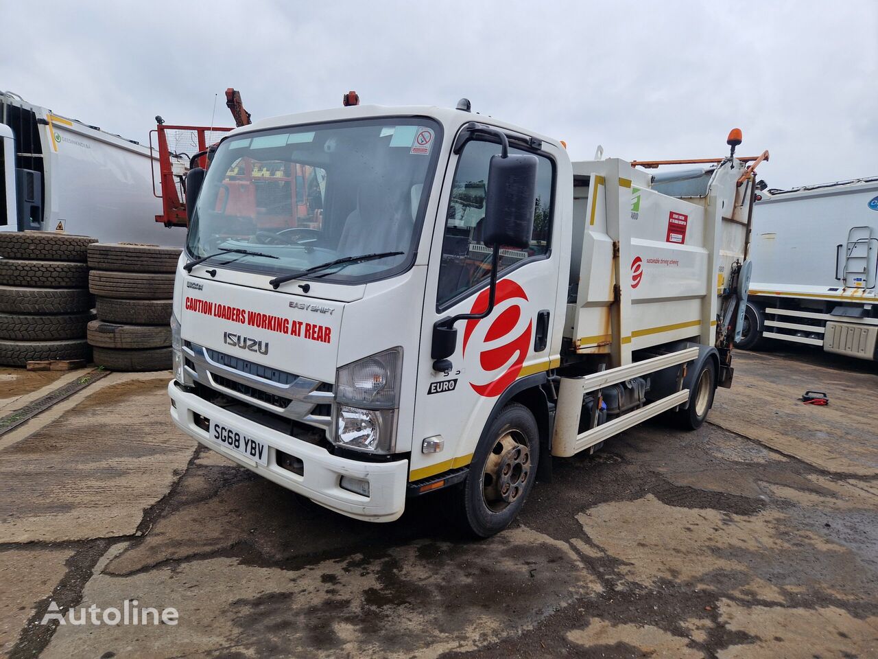 شاحنة جمع ونقل النفايات Isuzu N75 150