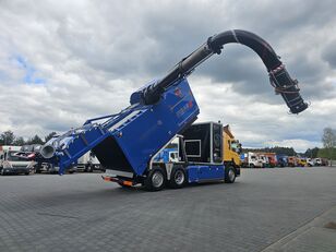 شاحنة جمع ونقل النفايات Scania DISAB ENVAC Saugbagger vacuum cleaner excavator sucking loose su