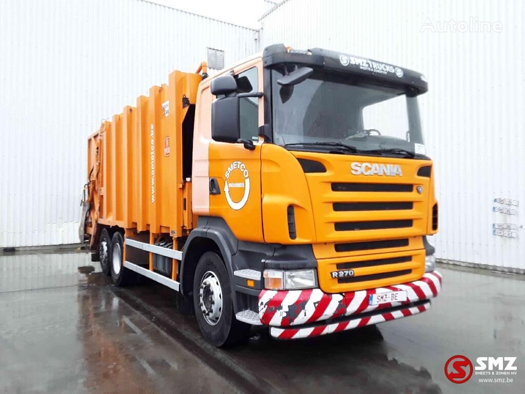 شاحنة جمع ونقل النفايات Scania R 270 Vdk pusher
