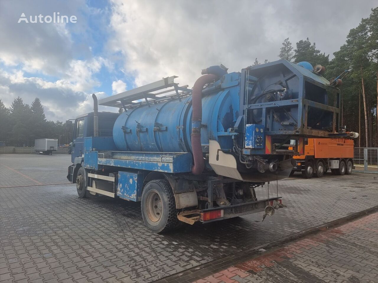 شاحنة تنظيف شبكات مياه الأمطار MAN WUKO ELEPHANT FOR DUCT CLEANING