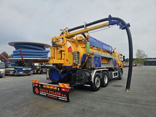 شاحنة تنظيف شبكات مياه الأمطار Scania WUKO LARSEN FLEX LINE 310 for collecting liquid waste