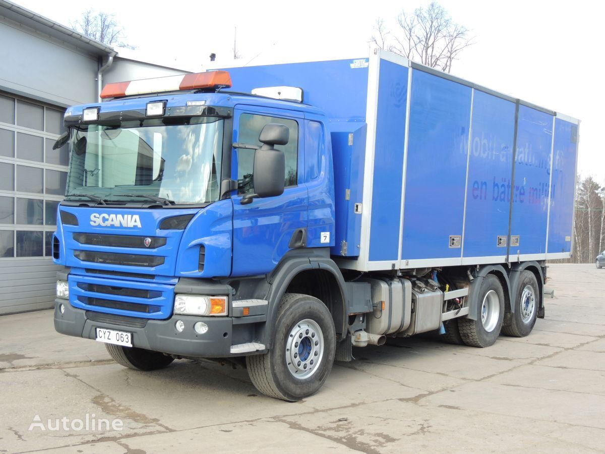 شاحنة شفط مياه المجاري Scania P420 + zabudowa Aquateq DMU-4612 Ecovee, 2012rok