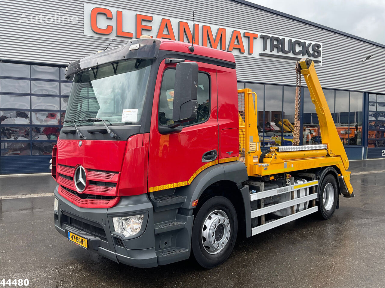 شاحنة نقل المخلفات Mercedes-Benz Antos 1833 Euro 6 14 Ton Hyvalift portaalarmsysteem