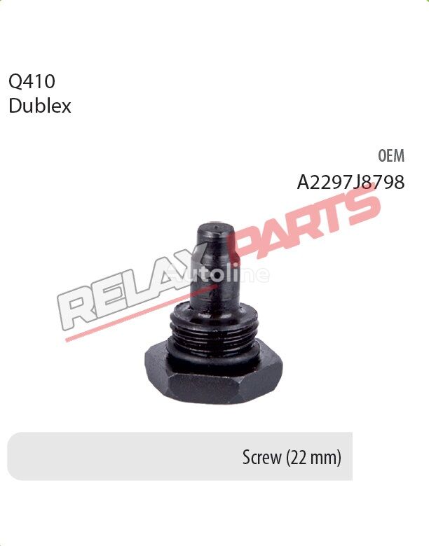 مسماك الفرامل RelaxParts A2297J8798 لـ السيارات القاطرة IVECO Q410 DUBLEX     Screw (22 mm)