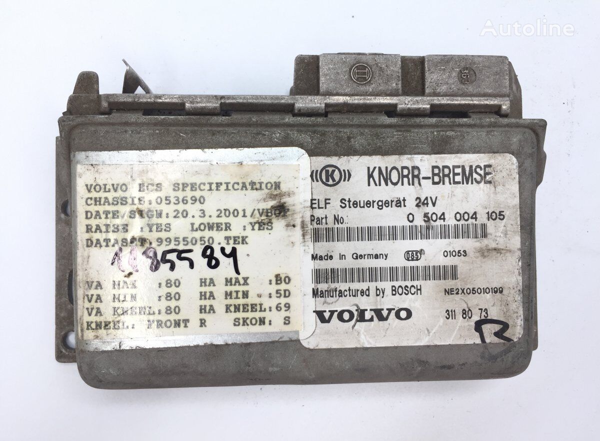 وحدة التحكم Knorr-Bremse B10M (01.78-12.03) 3118073 لـ الباصات Volvo B6, B7, B9, B10, B12 bus (1978-2011)