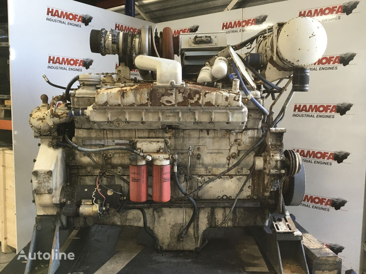 المحرك Cummins VTA28-M2 MARINE USED لـ الشاحنات