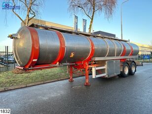 عربة الصهريج لنقل المواد الغذائية BSL Food 28000 Liter, 6 Compartments, Stainless steel tank
