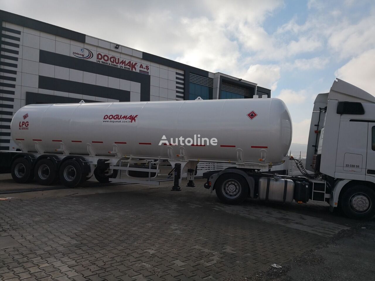 جديد عربة الصهريج لنقل الغاز Doğumak LPG SEMI TRAILER WITH 3 AXLES gaz tankeri römork