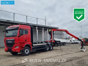 جديدة شاحنة نقل الأخشاب MAN TGS 33.510 6X4 NEW! Palfinger Epsilon Q150Z96 Retarder Euro 6