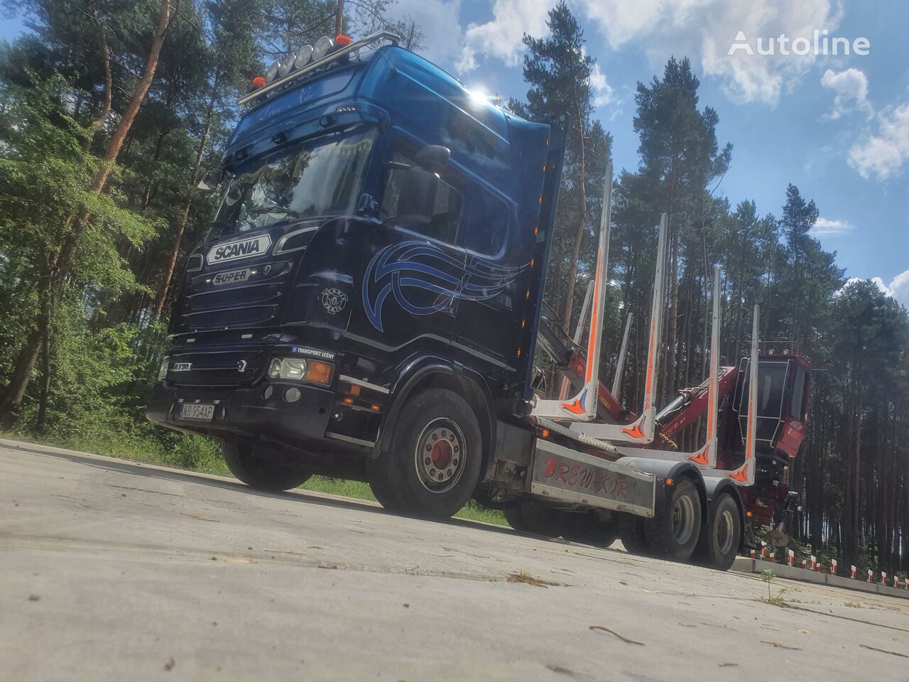 شاحنة نقل الأخشاب Scania R730