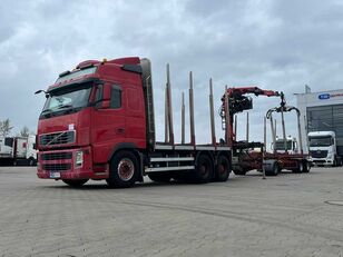 شاحنة نقل الأخشاب Volvo FH 520,VEB+ + العربات المقطورة شاحنة نقل الأخشاب