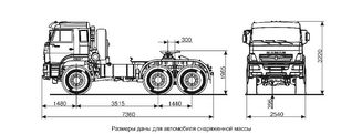 جديدة السيارات القاطرة KAMAZ 65221
