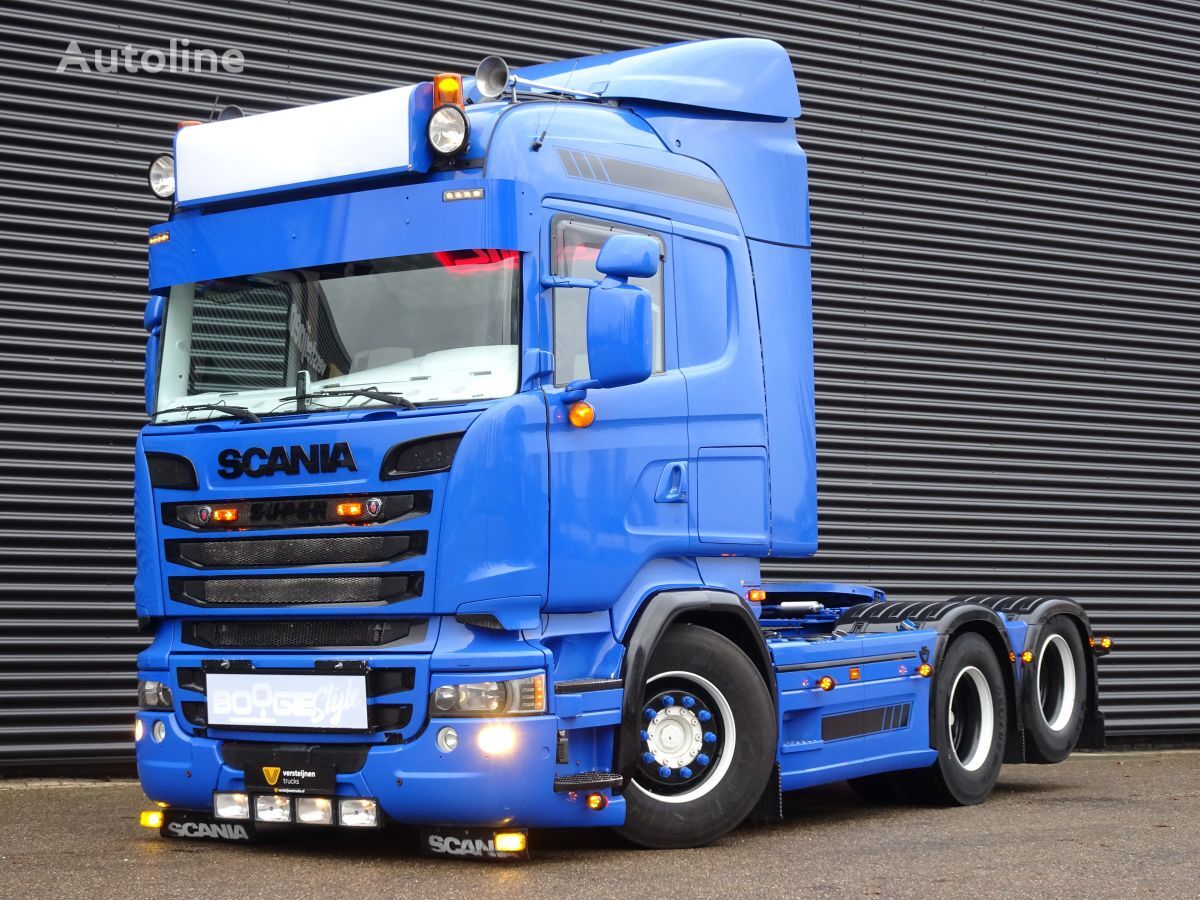 السيارات القاطرة Scania R580 V8 / 6X2 / RETARDER / BOOGIE / MANUAL / WB 290